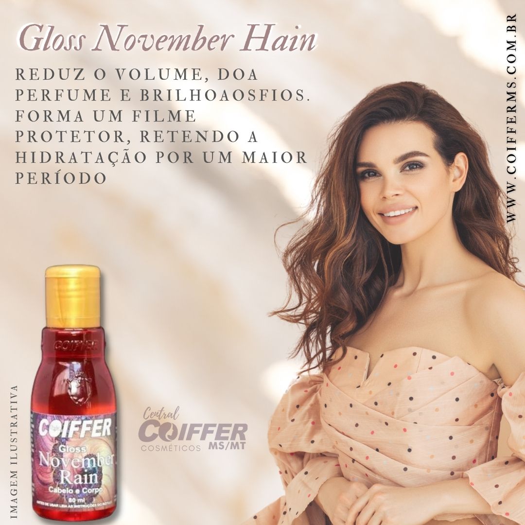 Gloss November  80ml Coiffer Cód. 0319