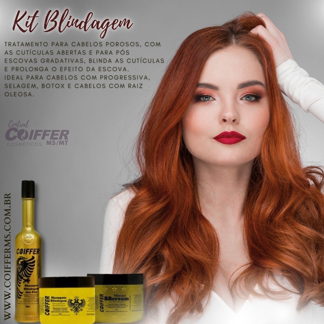 Kit Cliente Blindagem c/ 3 unid. Coiffer  1182