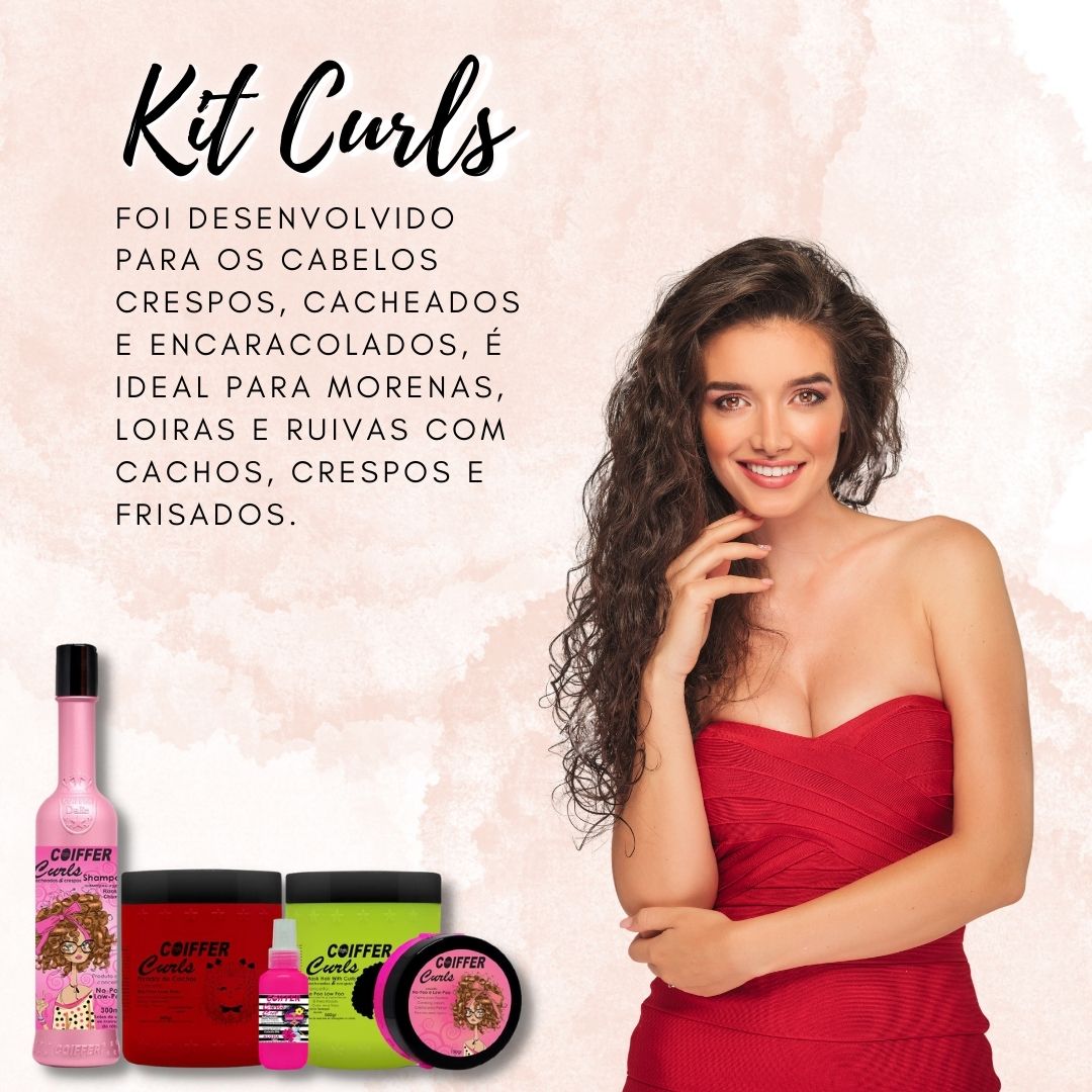 Kit Cliente Curls c/ 5 unid. Coiffer  2751