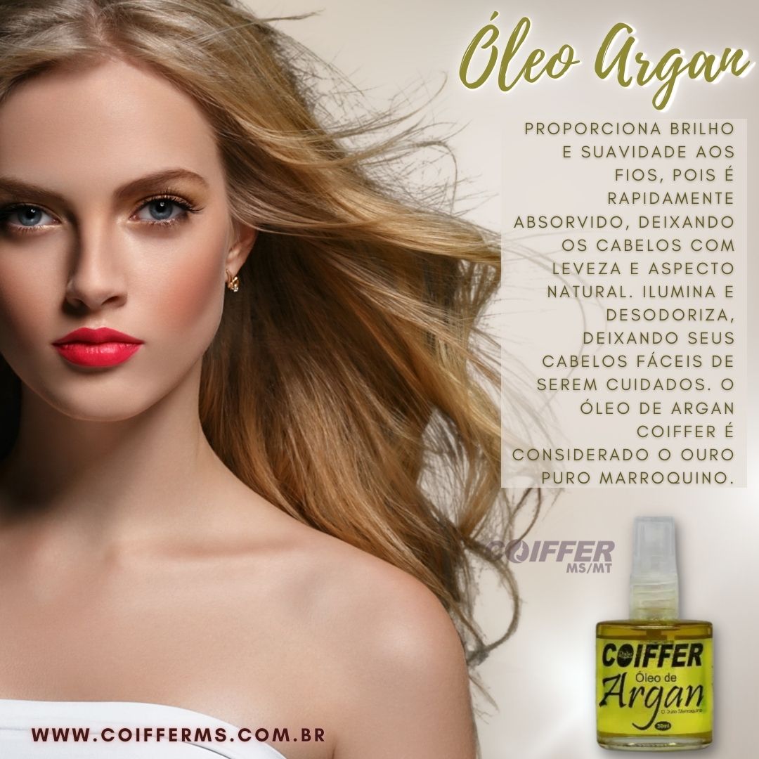 Óleo de Argan  30 ml.  Coiffer Cód.  0478