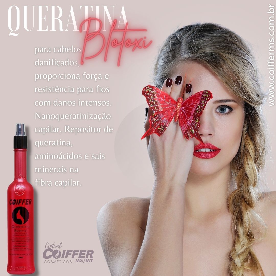 Queratina  Liquida  Blotox  300ml  Coiffer  Cód. 1137