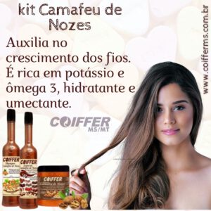 Kit Cliente Camafeu de Nozes c/3 unid. Coiffer  Cód. 3246