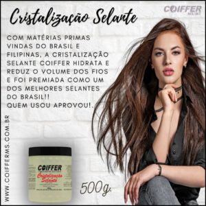 Cristalização selante coiffer  500g Com formol  Cód. 1014