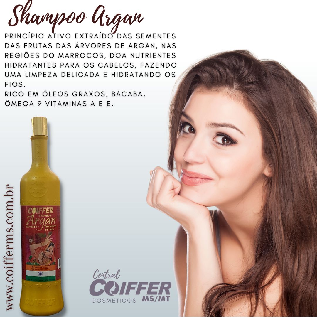 Shampoo Argan 1 lt. Coiffer  Cód. 1303