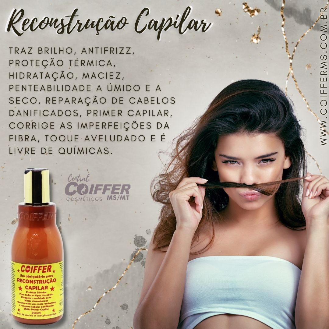 Reconstrução Capilar 250ml Coiffer Cód. 5084