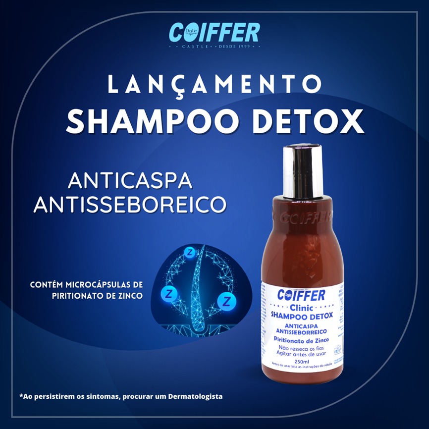 Shampoo Detox 250ml Coiffer Cód. 5021