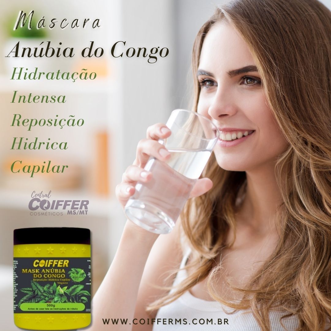 Máscara Anúbia do Congo 500g. Coiffer  Cód.4311