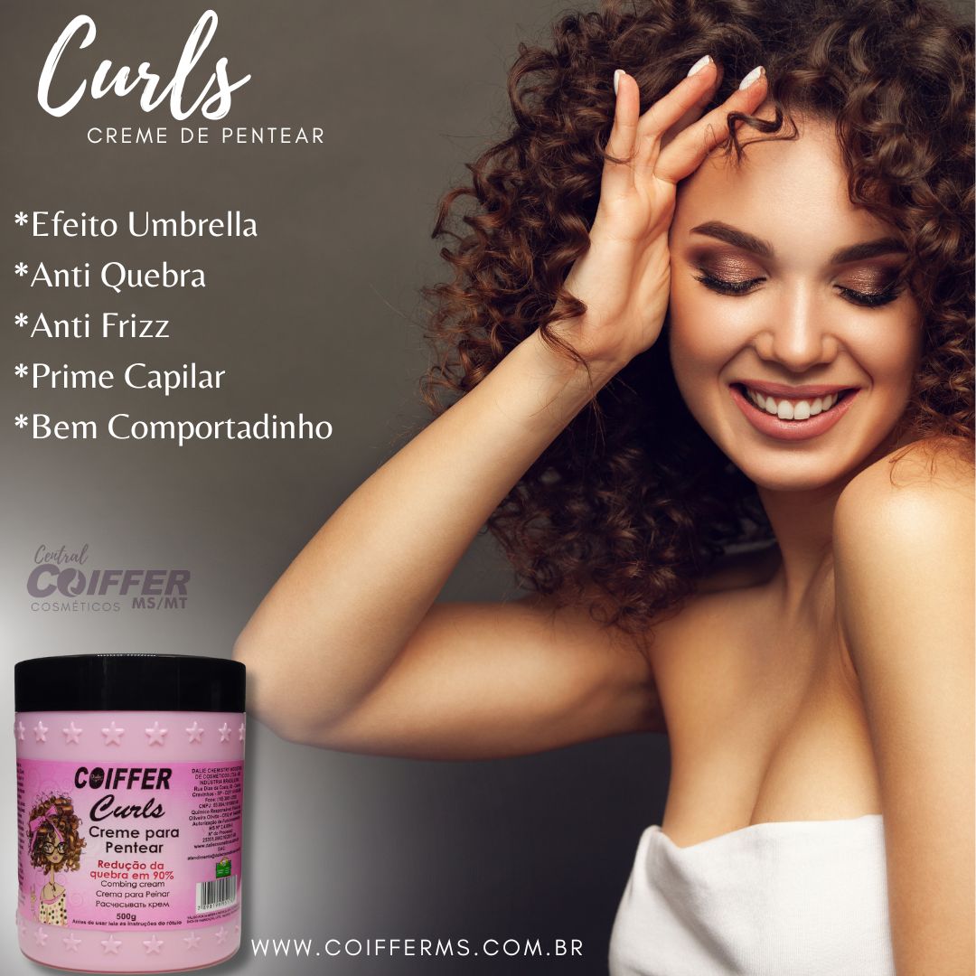 Creme de Pentear Curls 500g. Coiffer Cód. 5311