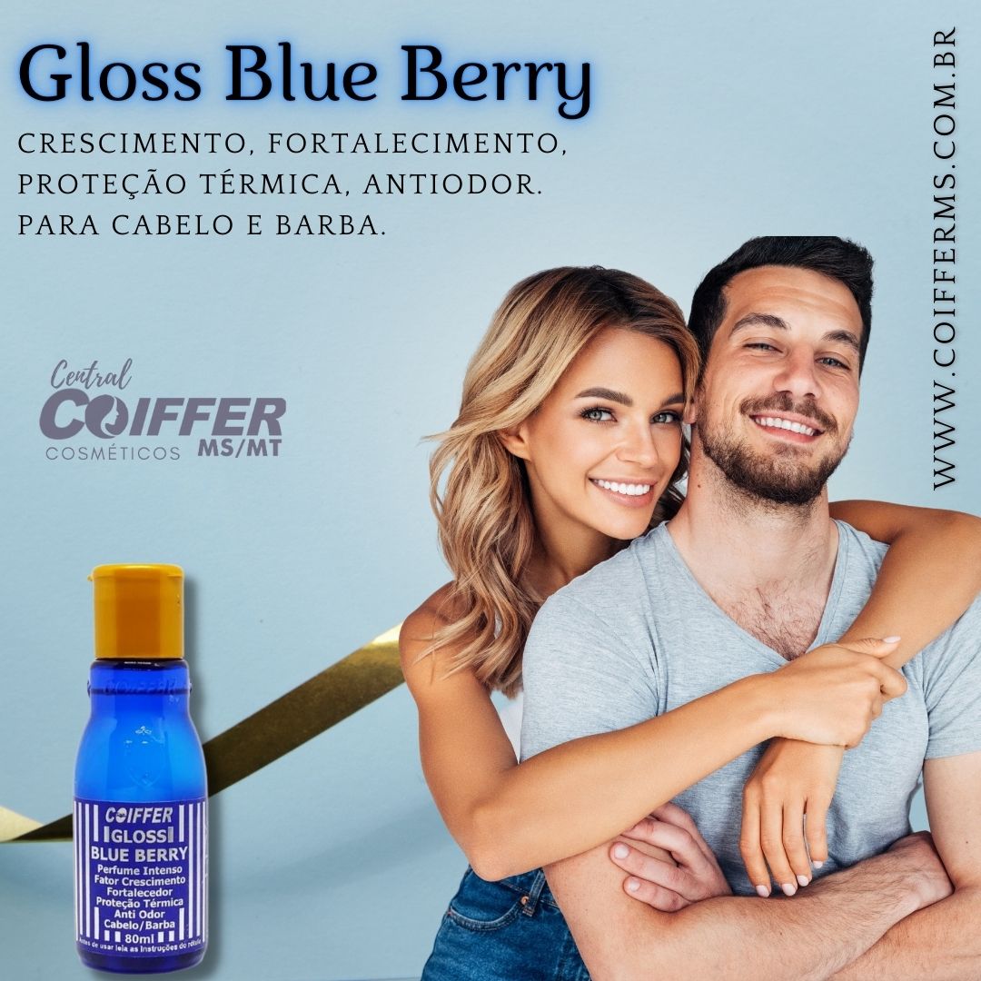 Gloss Blue Berry 80 ml. Coiffer Cód. 5381