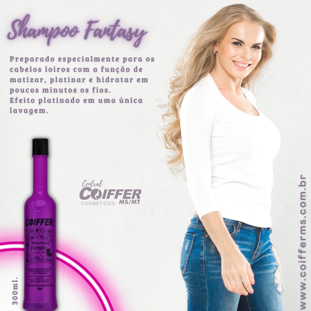 Shampo Fantasy 300ml. Coiffer Cód. 1162