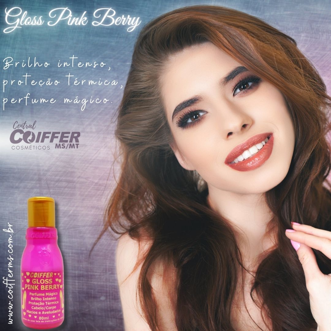Gloss Pink Berry 80 ml. Coiffer Cód. 5379