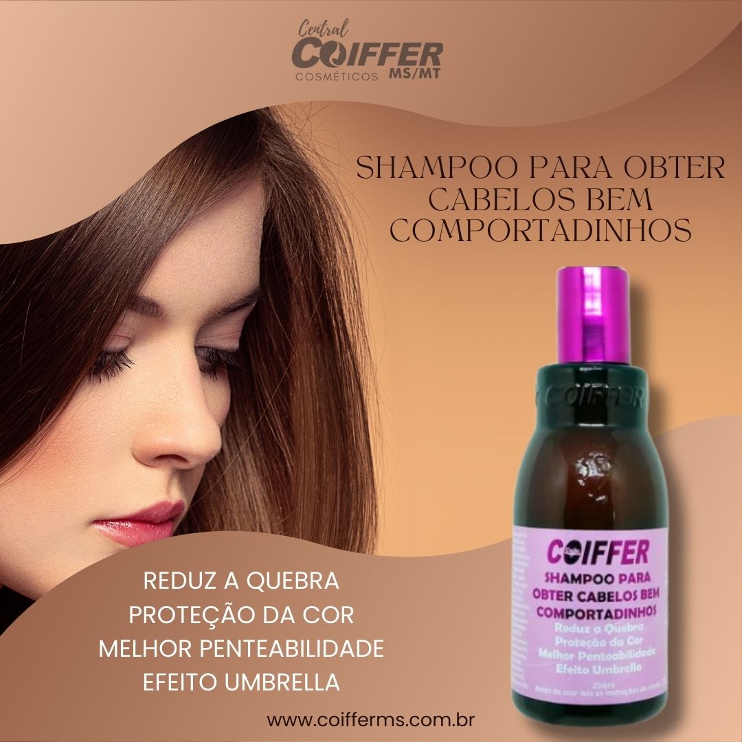 Shampoo Bem Comportadinho 250ml Coiffer Cód. 5430