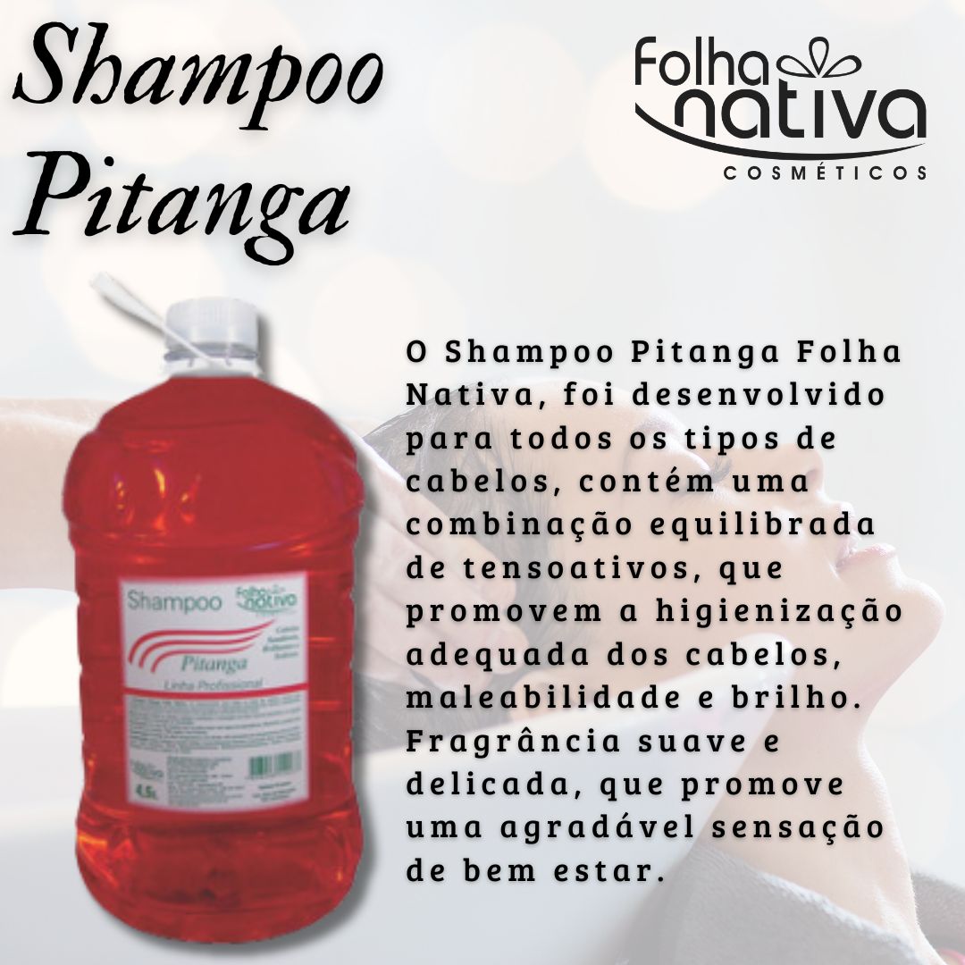 Shampoo Pitanga 4,5Lt. Folha Nativa – Cód: 2004 R$ 45,00